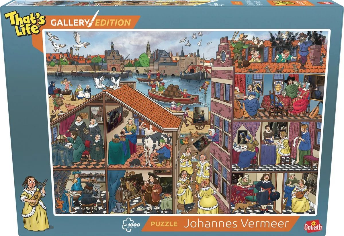 Goliath That's Life Johannes Vermeer Legpuzzel 1000 Stuks