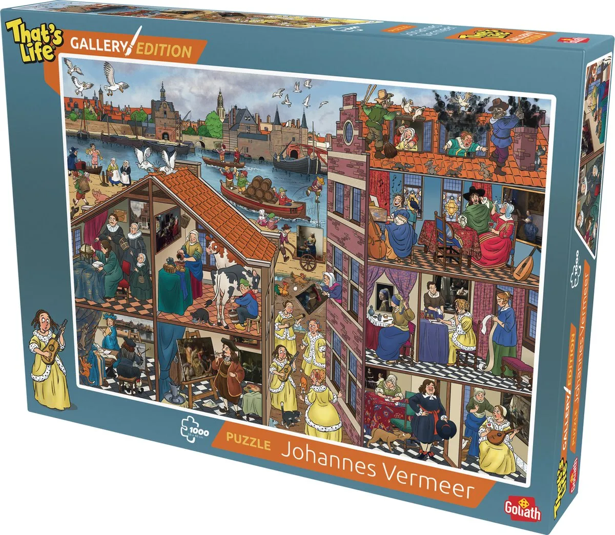 Goliath That's Life Johannes Vermeer Legpuzzel 1000 Stuks - 68x48cm