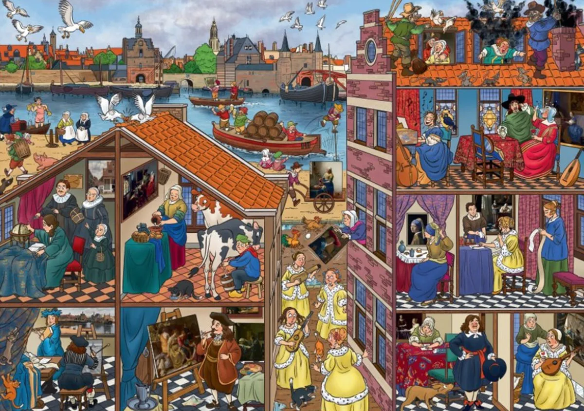 Goliath That's Life Johannes Vermeer Legpuzzel 1000 Stuks - 68x48cm