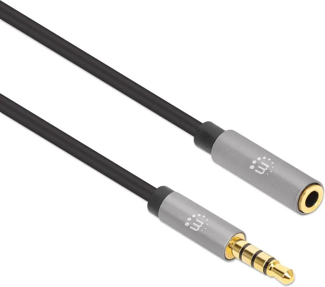 Manhattan Audio Verlengkabel 3,5mm Jack 1m - afbeelding 3 van 6