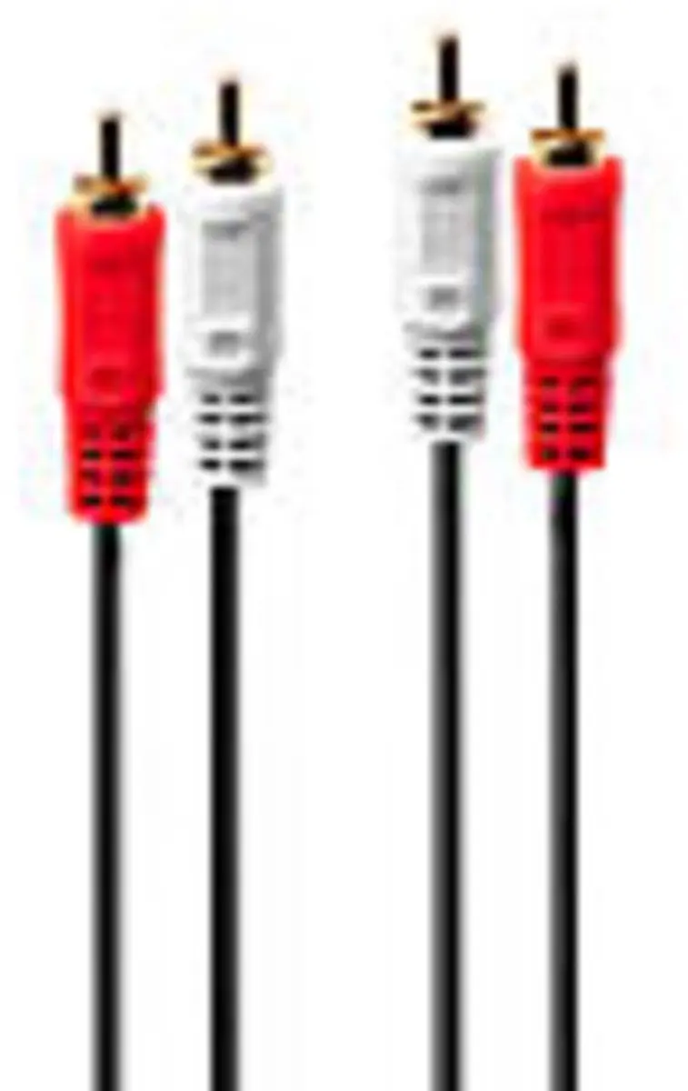Lindy 35663 Cinch Audio Kabel 5m - Zwart