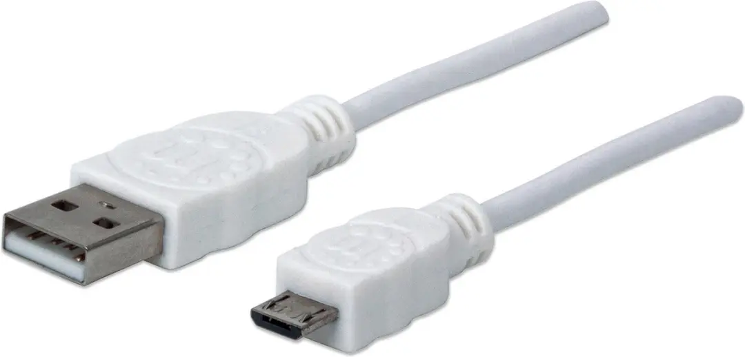 Manhattan 323987 USB-kabel 1m USB-A naar Micro-USB