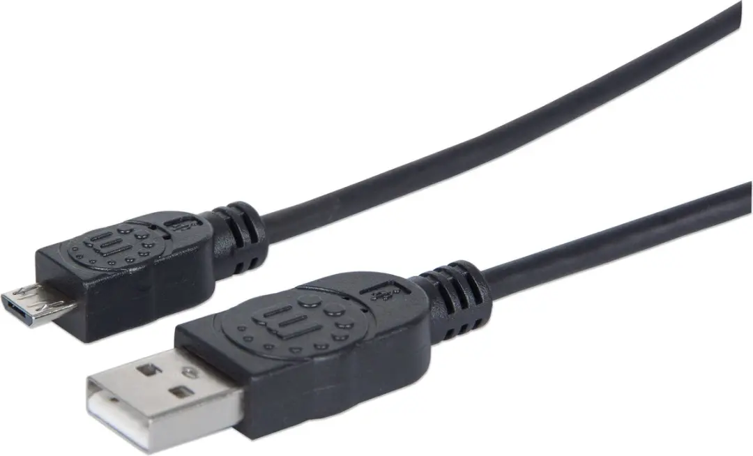 Manhattan USB 2.0 A Male naar Micro Male Kabel 1.8m