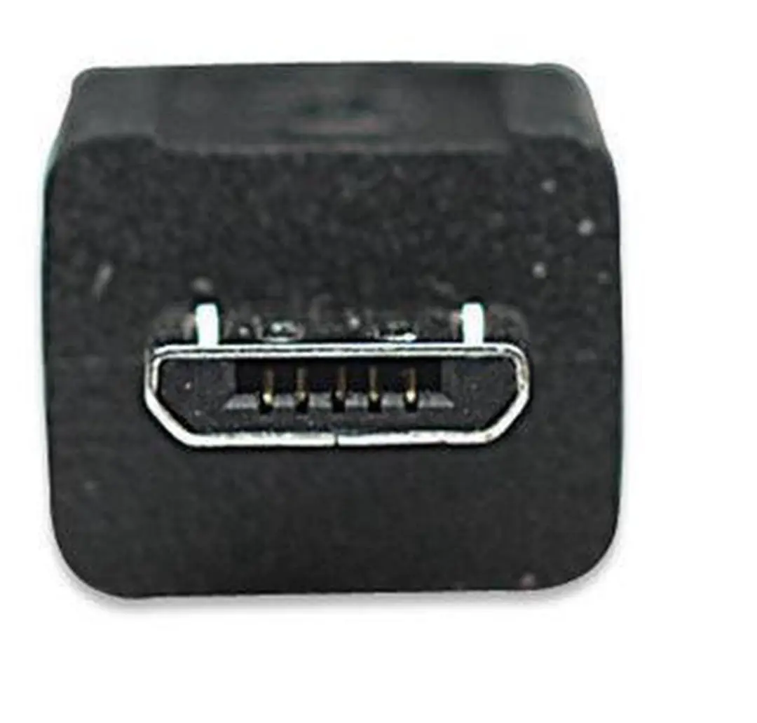 Manhattan USB 2.0 A Male naar Micro Male Kabel 1.8m - Zwart