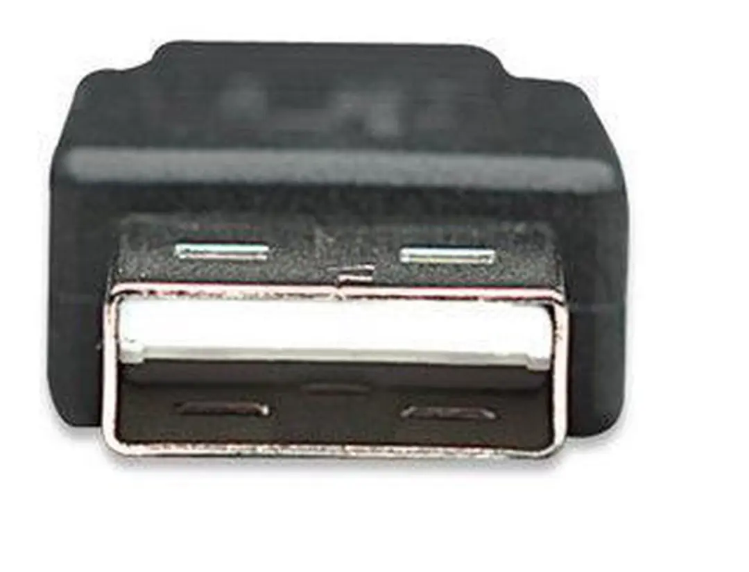 Manhattan USB 2.0 A Male naar Micro Male Kabel 1.8m - Zwart