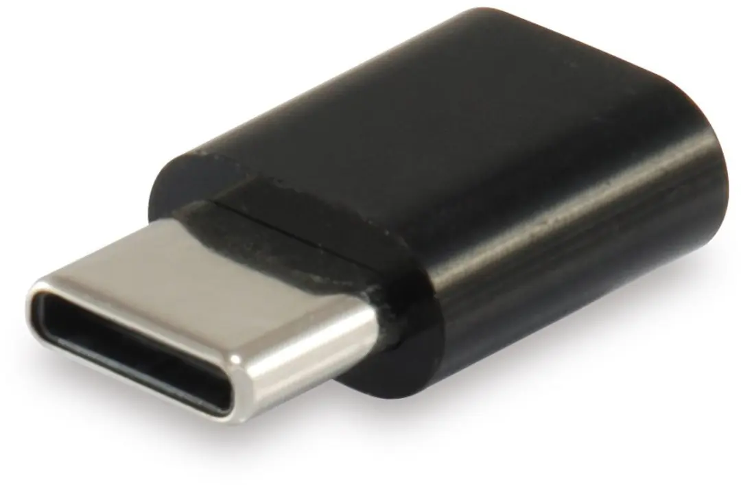 Equip 133472 tussenstuk voor kabels USB C Micro USB B Zwart