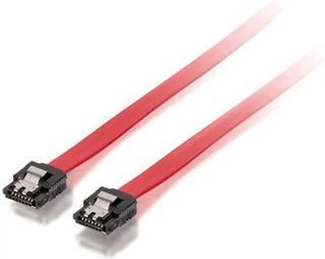 Equip SATA Kabel Flat 50cm - Rood