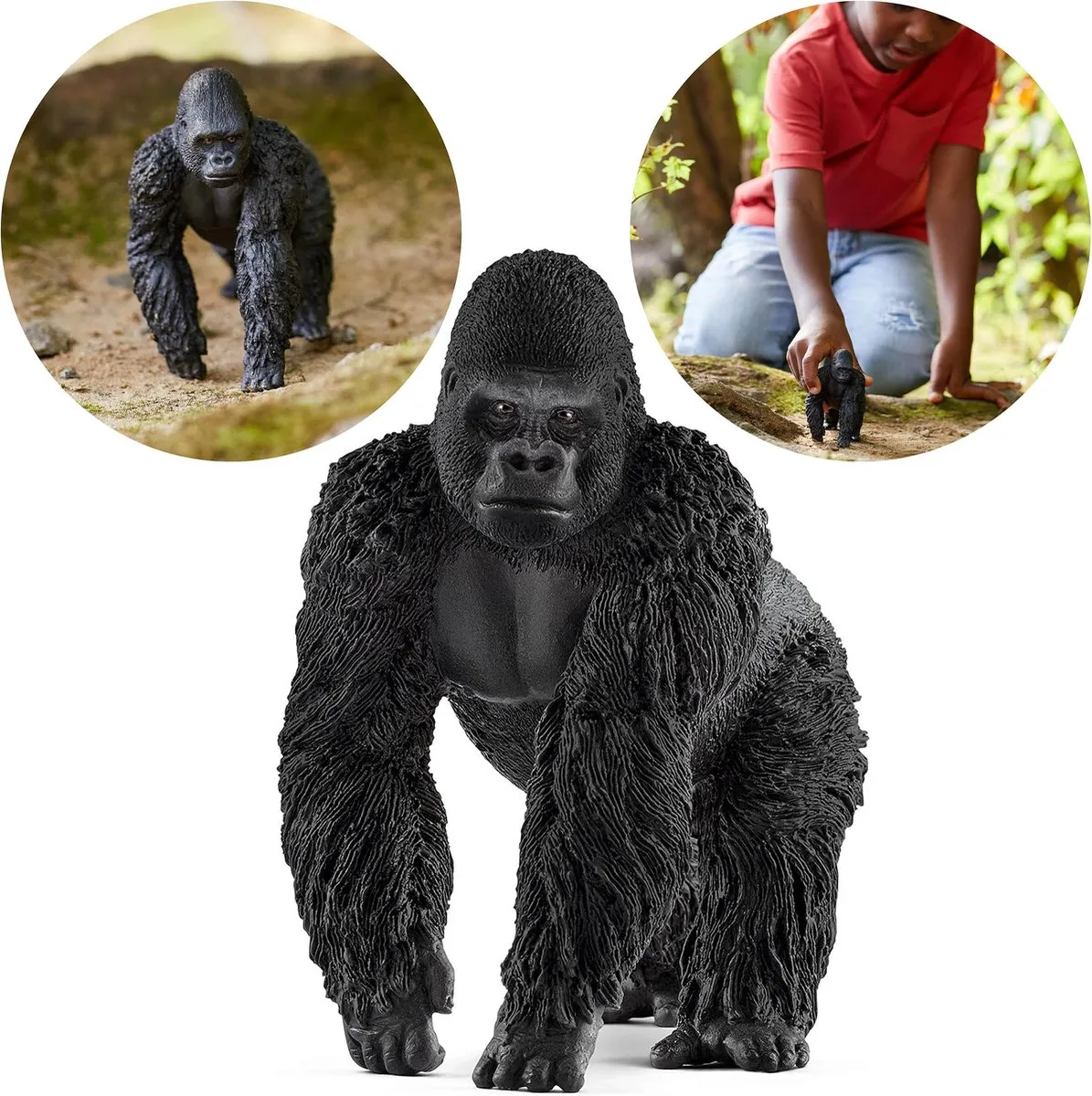Schleich Safari Gorilla Mannetje 14770