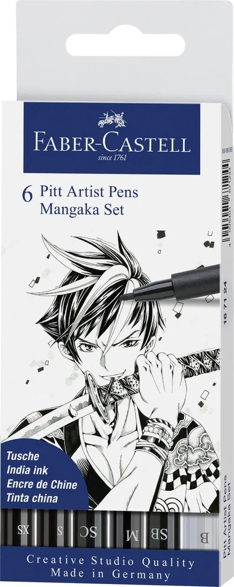Faber-Castell Pitt Artist Pen Mangaka FC-167124