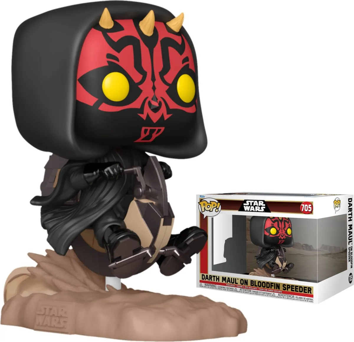 Funko Pop! Darth Maul op Bloodfin Speeder 76014 - Star Wars
