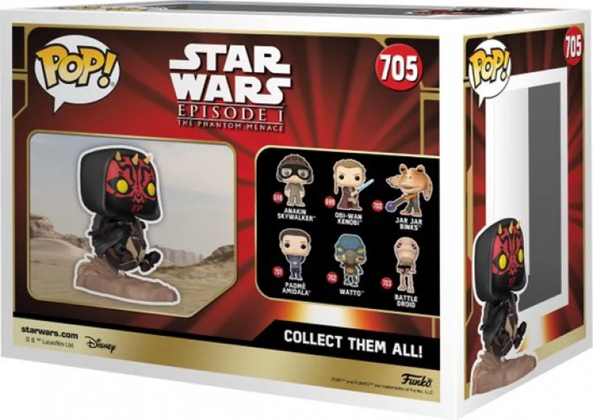 Funko Pop! Darth Maul op Bloodfin Speeder 76014 - Star Wars