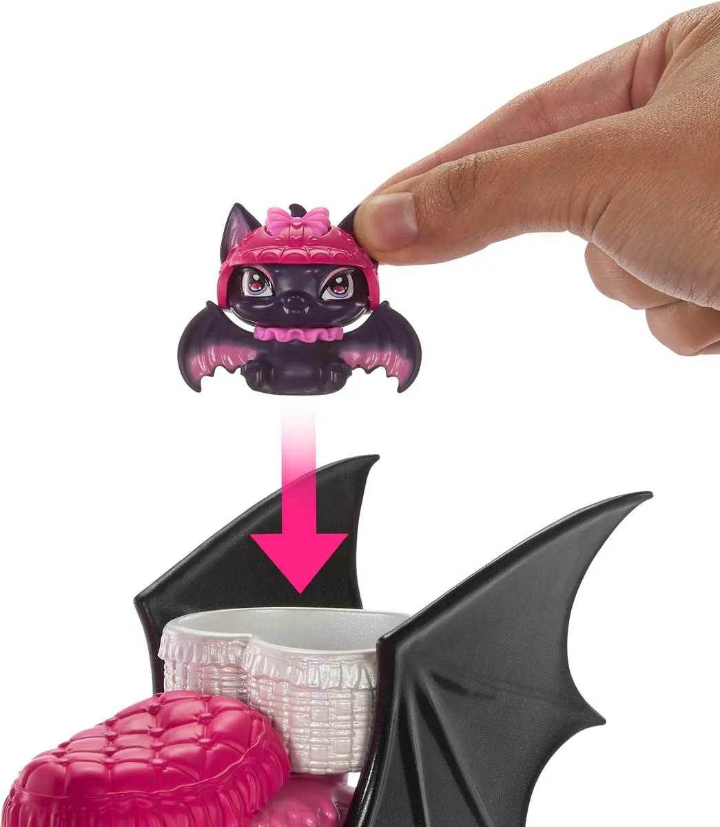 Mattel Monster High Draculaura Pop met Scooter - Roze