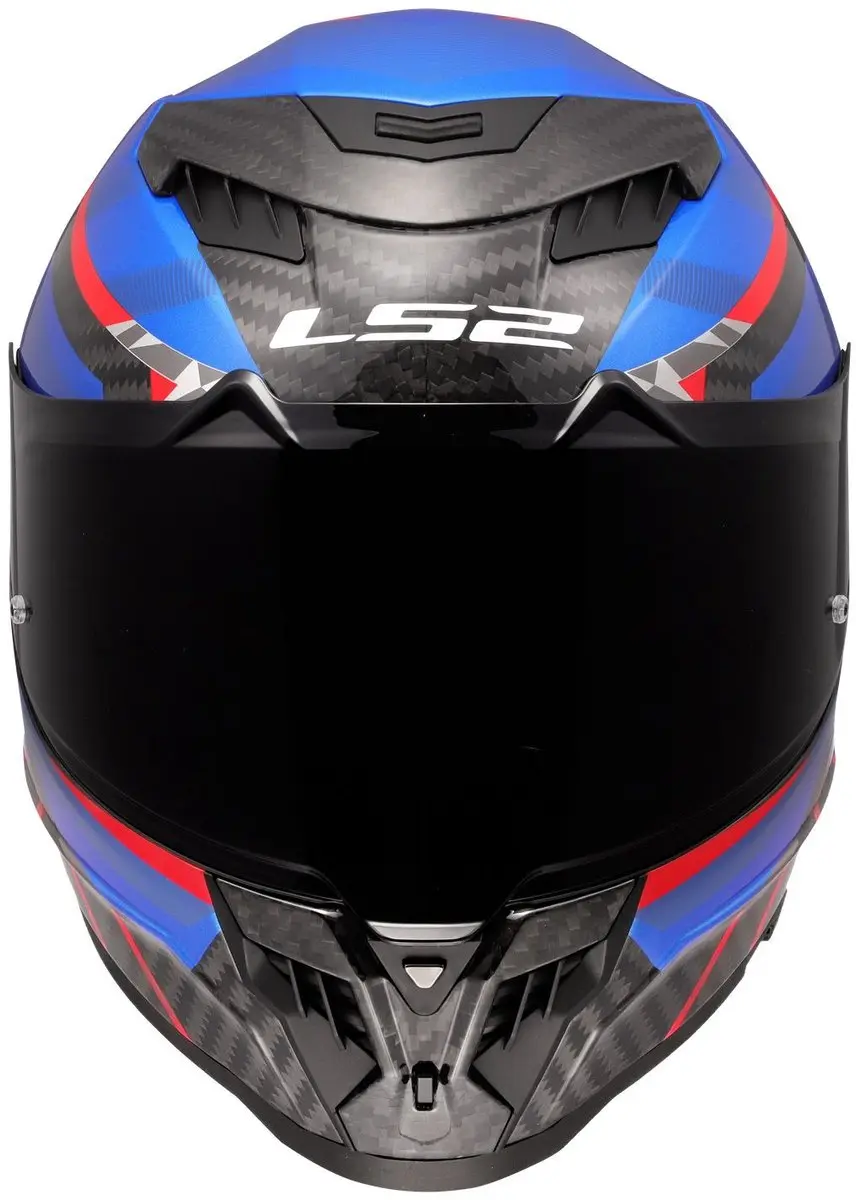 LS2 FF807 Dragon Trax Integraalhelm - XXXL - Blauw/Rood/Zwart