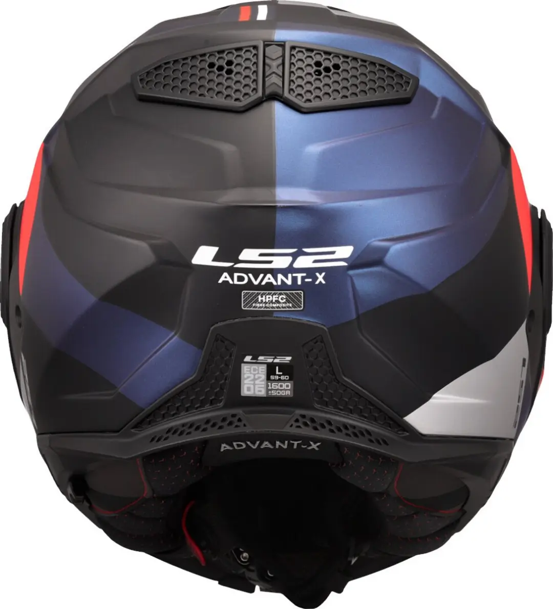 LS2 FF901 Advant X Ultra Systeemhelm - XXXL - Blauw/Rood