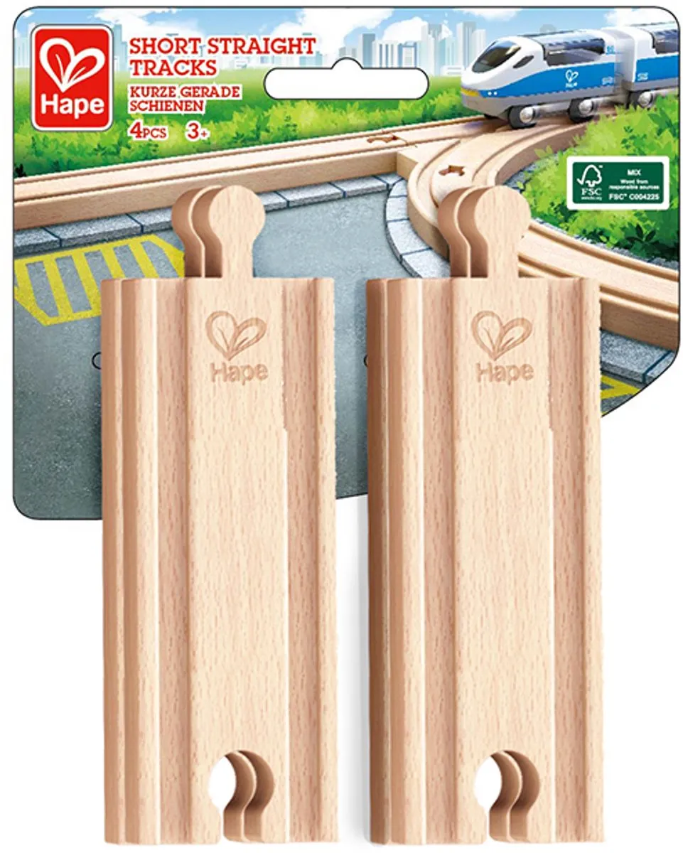 Hape Houten Treinbaan 4-delig E3778 - Bruin