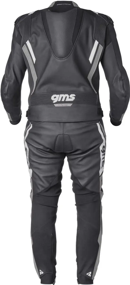 Gms GR-1 2-delig Motorpak - 98 - Zwart/Grijs