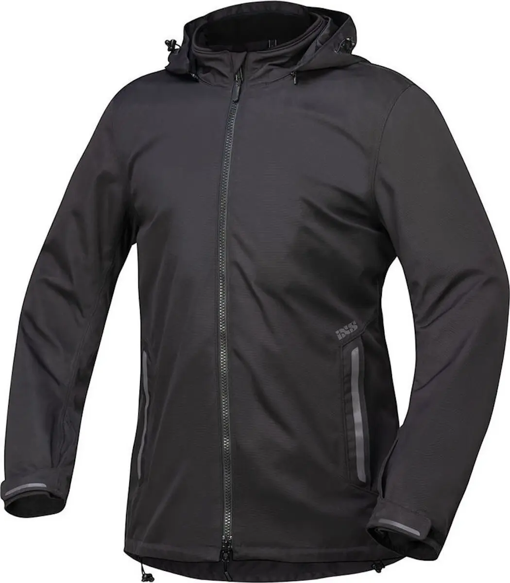IXS Eton-ST-Plus Zwart Textiele Motorjas