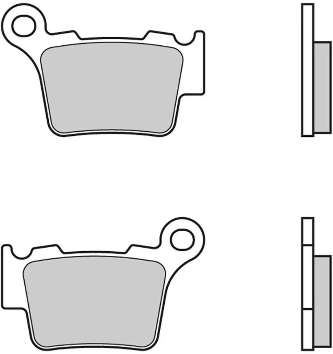 Brembo 07bb27sd Gesinterde Remblokken Transparant