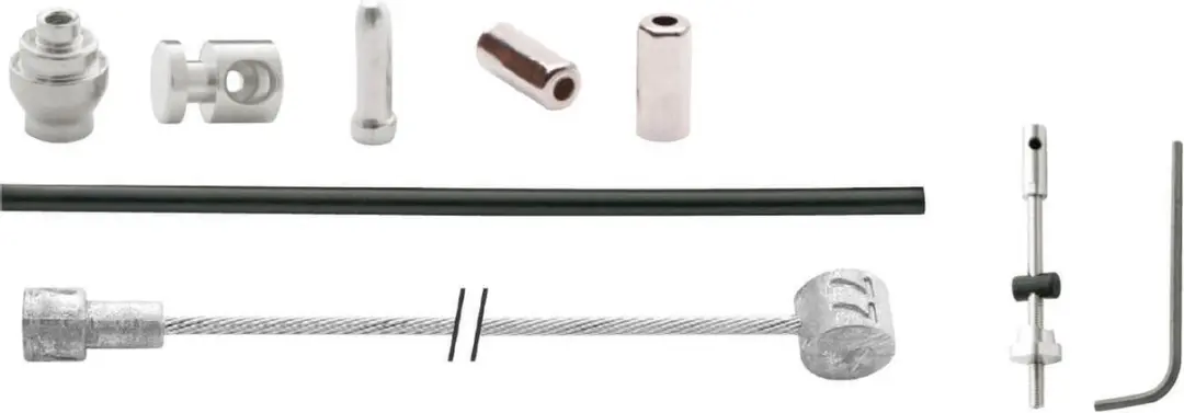 Elvedes Remkabel Set Achter Trommelrem 2350/1700mm - Zwart/Zilver - afbeelding 6 van 6