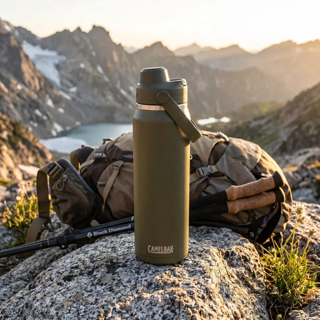 CamelBak Thrive Chug 750ml Drinkfles - Groen - RVS Isolatie