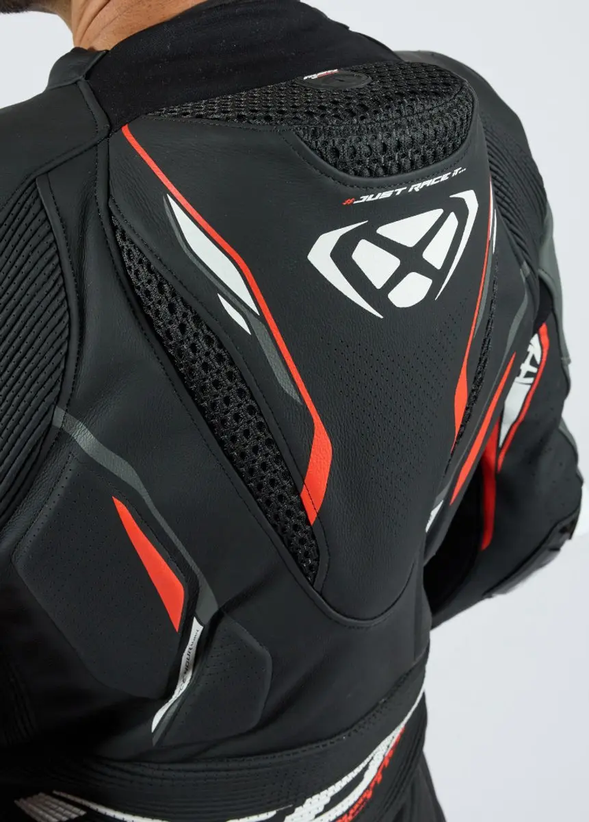 IXON Demonio Motorpak 1-delig - 3XL - Zwart/Wit/Rood