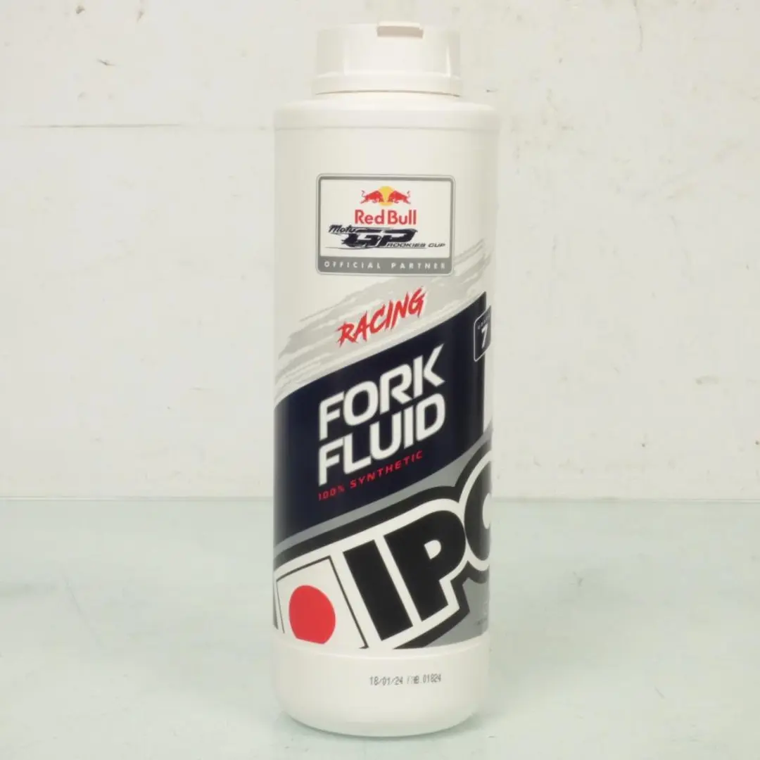 Huile de fourche pour moto Ipone Grade 7 Fork Fluid 100% Synthétique en 1 Litre