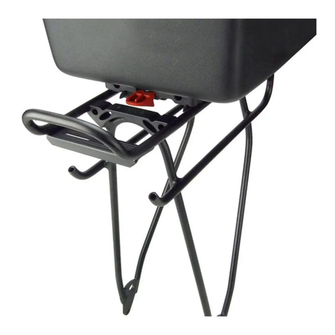 KlickFix Bike Box 12L - Racktime Adapter - Zwart