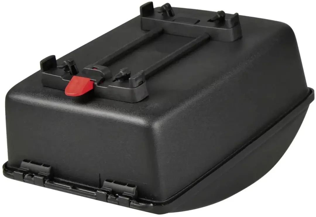 KlickFix Bike Box 12L - Racktime Adapter - Zwart