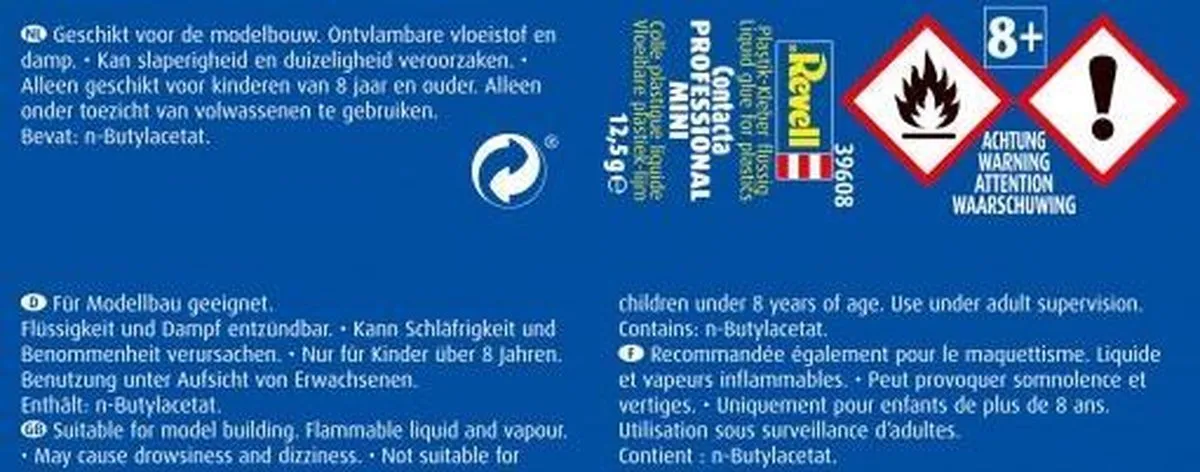 Revell 39608 Mini Hobbylijm Modelbouw 12,5g - Transparant
