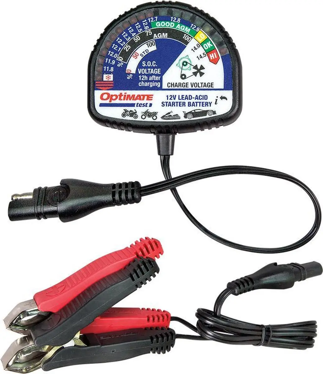 Optimate TEST TS130 Accu-Tester 12V - o.a. LiFePO4/AGM/Gel