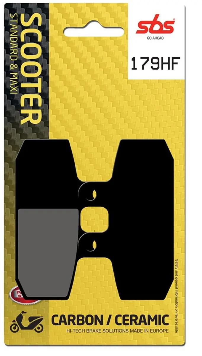 Plaquette de frein SBS pour Scooter Aprilia 500 Atlantic 2002 à 2005 179HF Neuf