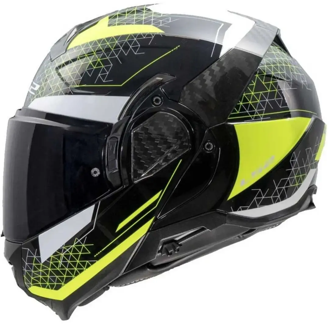 LS2 FF910 Advant II Astral H-V Systeemhelm - XS - Geel/Zwart