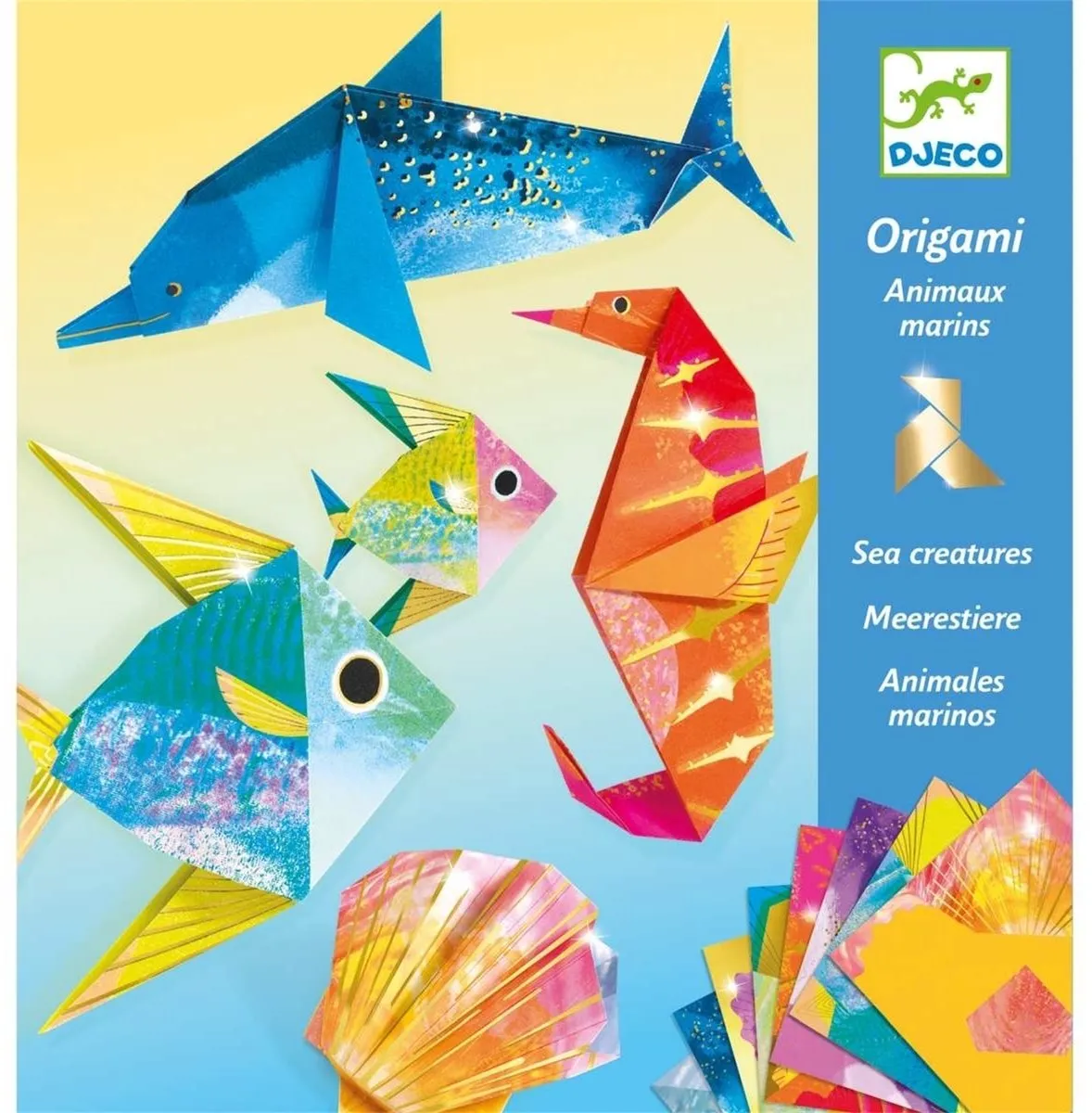 Djeco Origami ZeeDieren Knutselset