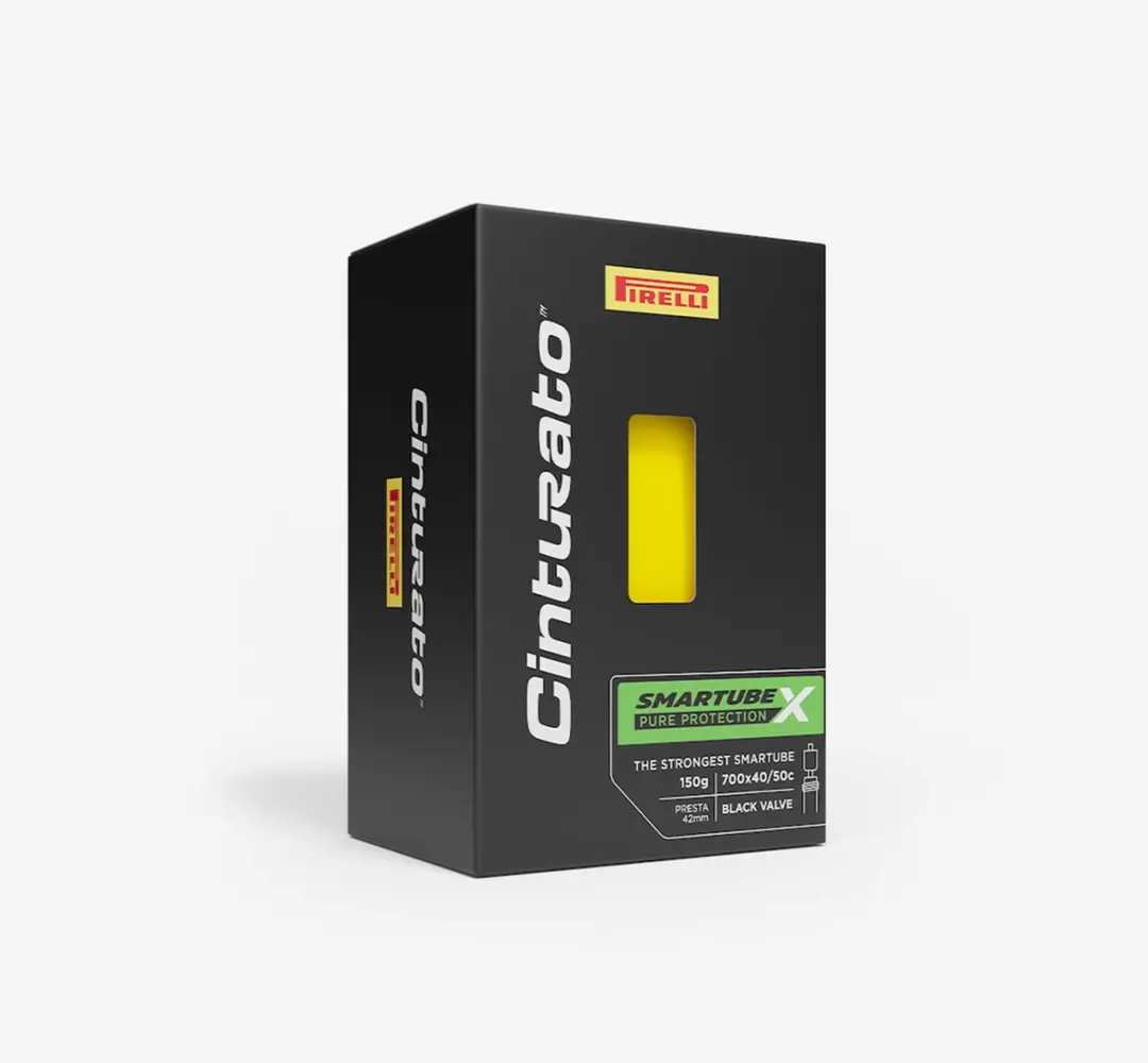 Pirelli Tube Cinturato Smartube X 700C - Geel/Zwart