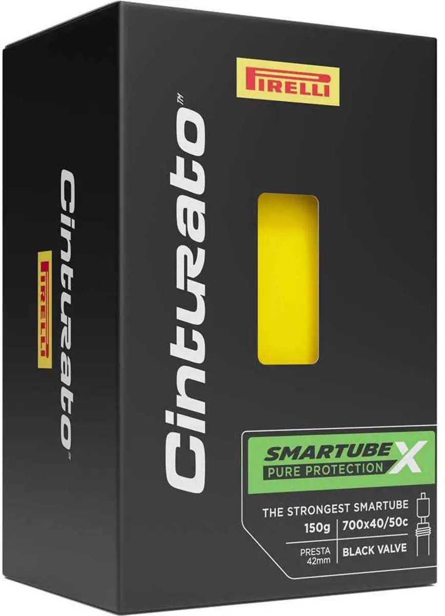 Pirelli Tube Cinturato Smartube X 700C - Geel/Zwart