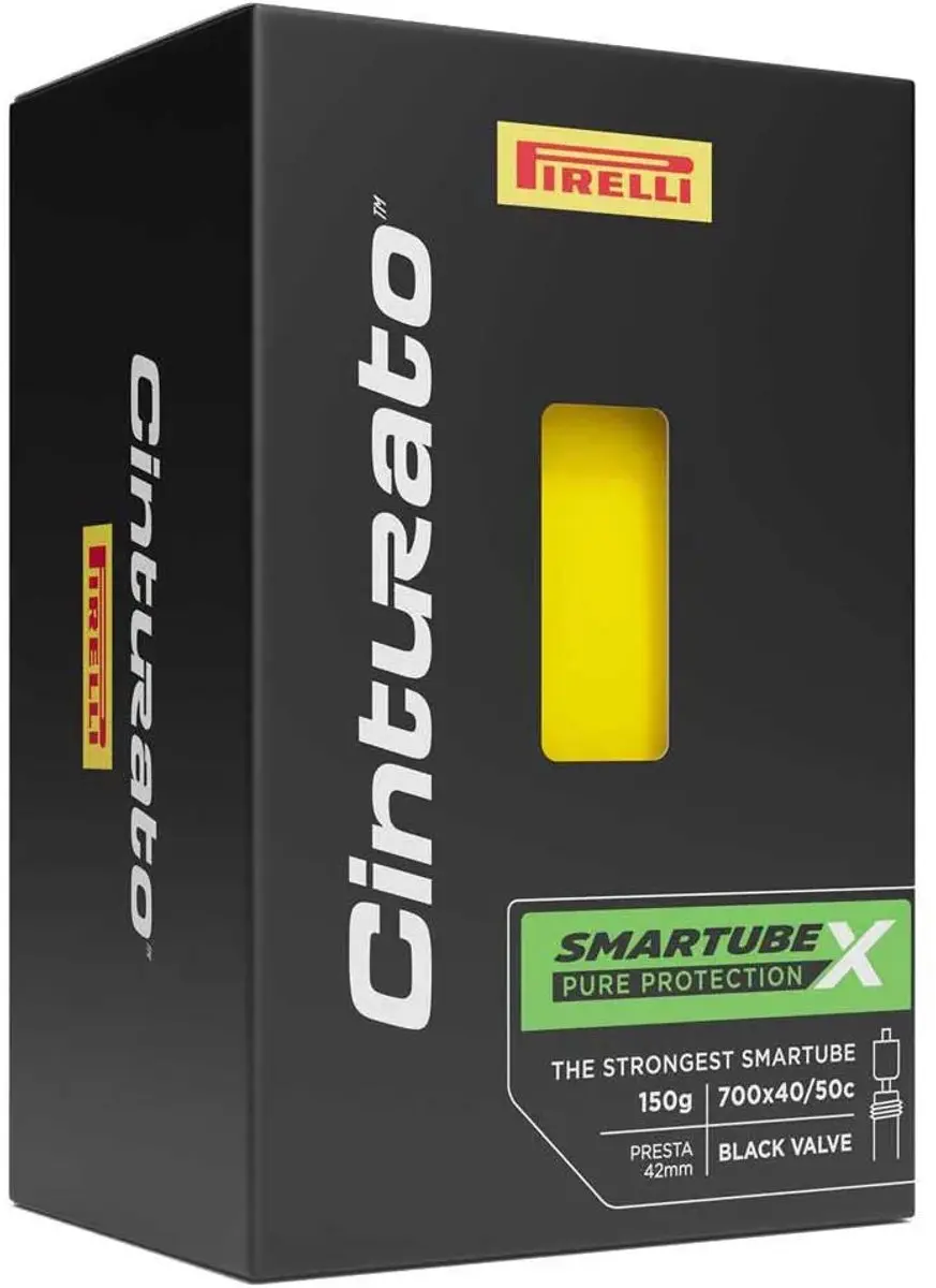 Pirelli Tube Cinturato Smartube X 700C - Geel/Zwart
