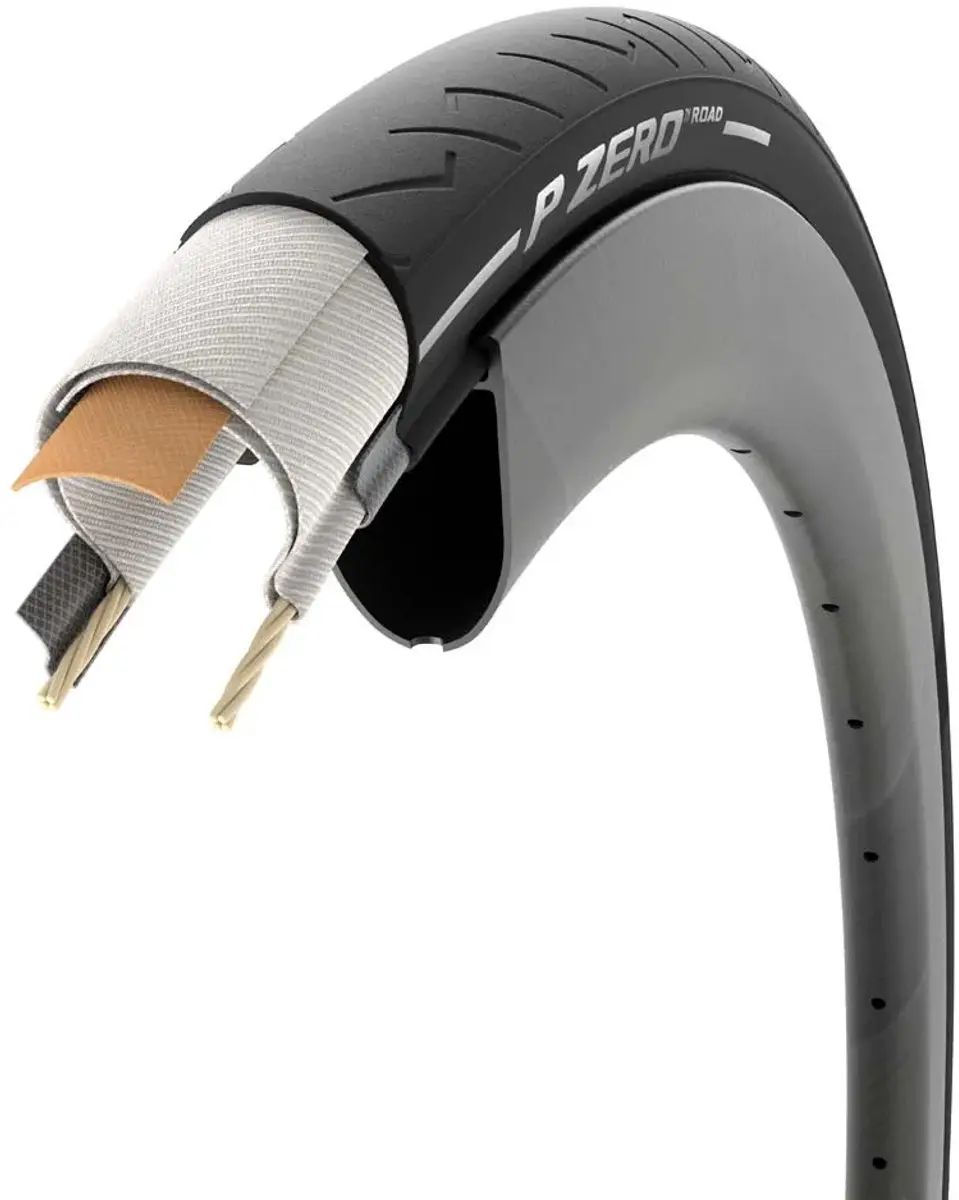Pirelli P Zero Race Sl-r Tbc 120 Tpi Smartevo2 Tubeless 700x28 Raceband - Zilver - afbeelding 6 van 6