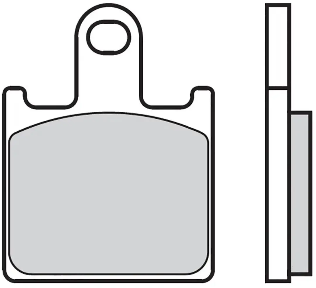 Brembo 07ka28sa Gesinterde Remblokken Transparant