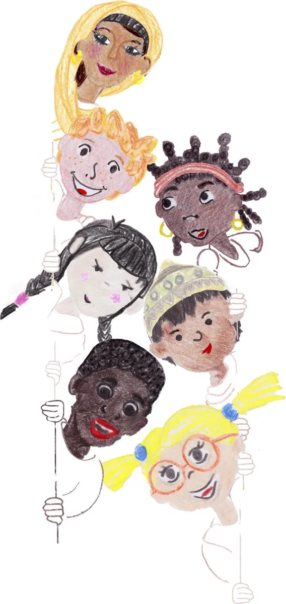 Faber-Castell Children of the World Huidskleurpotloden 3-kantig - 6 Stuks