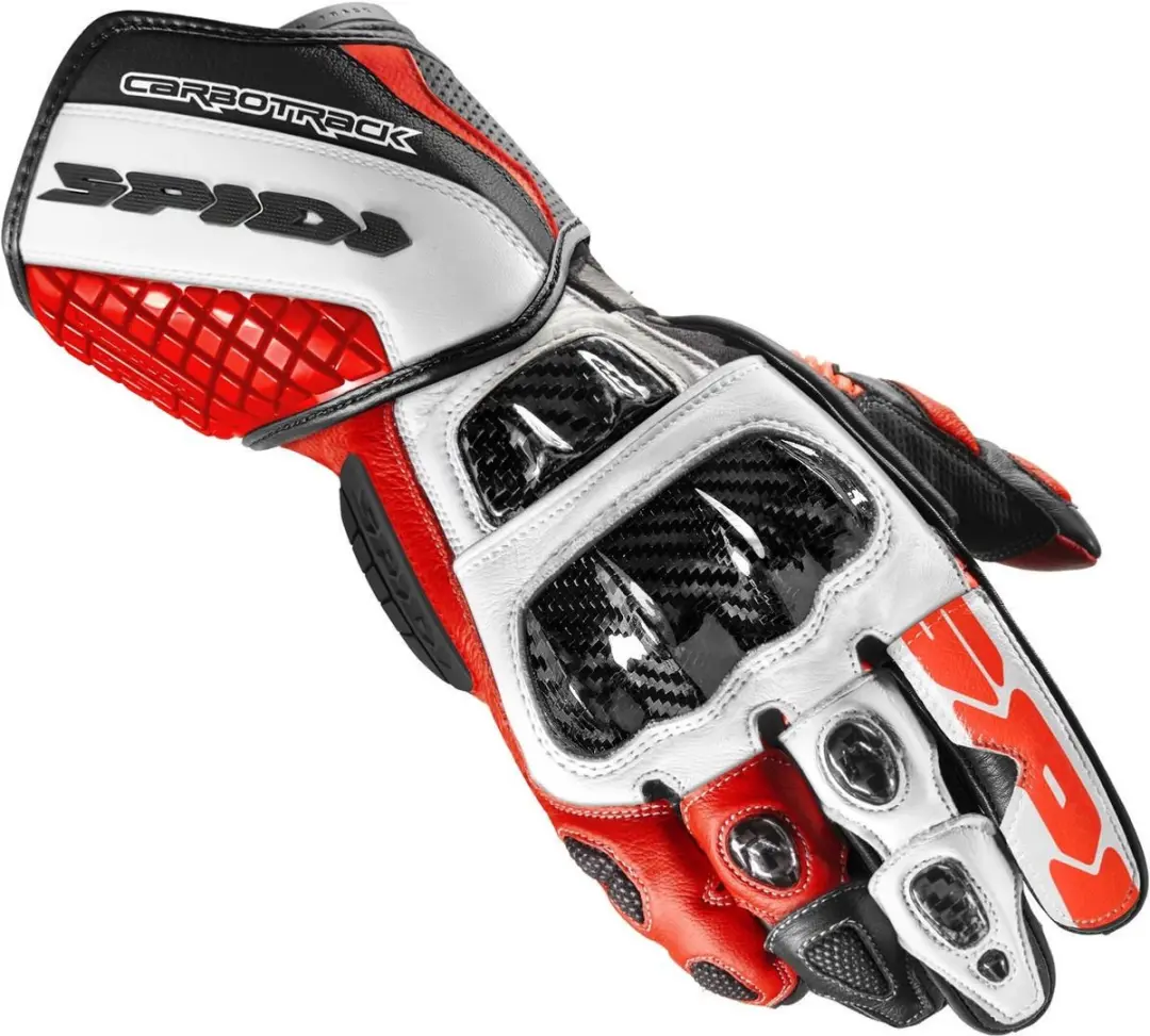 Spidi Carbo Track Evo Zwart Rood Wit