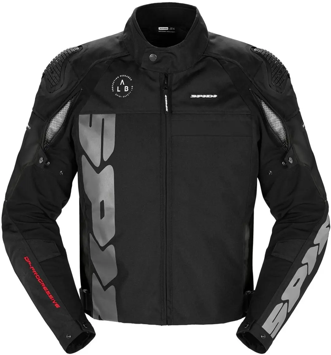 Spidi Progressive Tex Jas Zwart