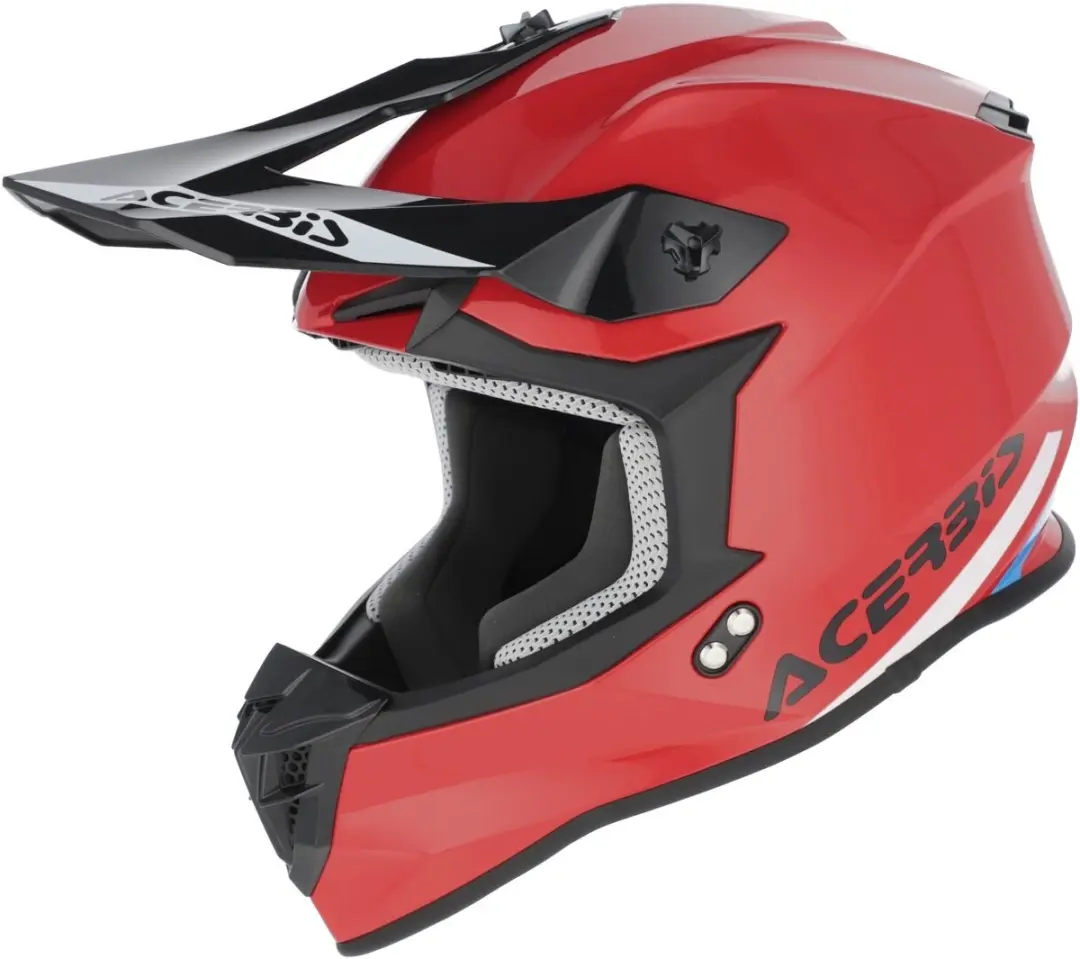 Acerbis Linear Solid Rood Zwart Crosshelm
