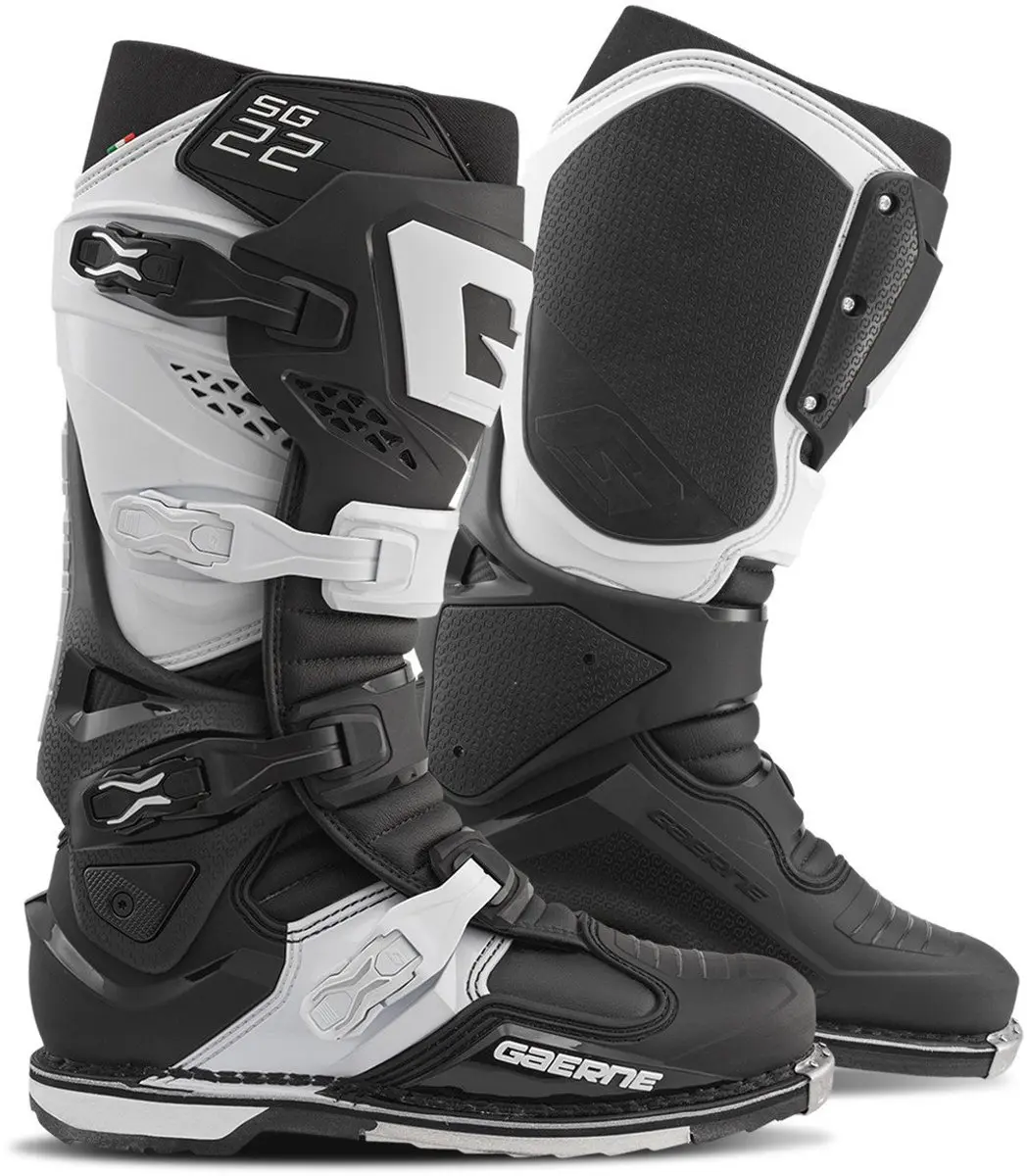 Gaerne SG-22 Zwart Wit Crosslaarzen