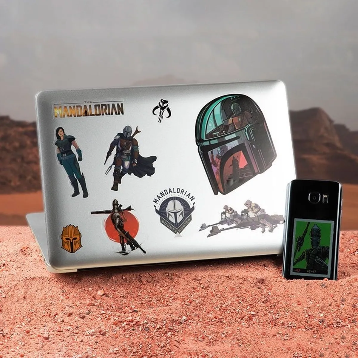 Star Wars The Mandalorian Vinyl Stickers - 4 Stuks - Multi