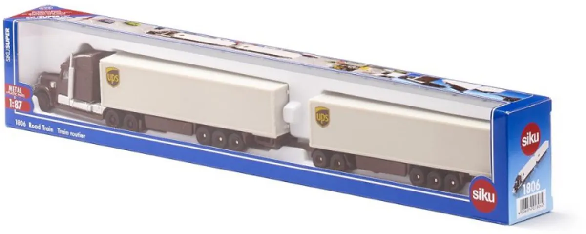 SIKU 1806 Freightliner DHL Road Train - 1:87 - Geel