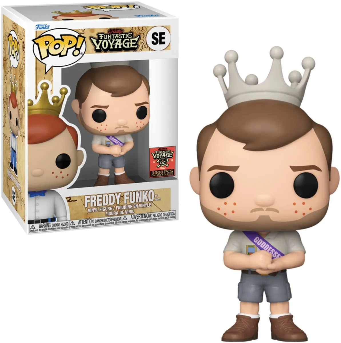 Funko Pop! Movies Funtastic Voyage Freddy Funko als Andy 3000LE