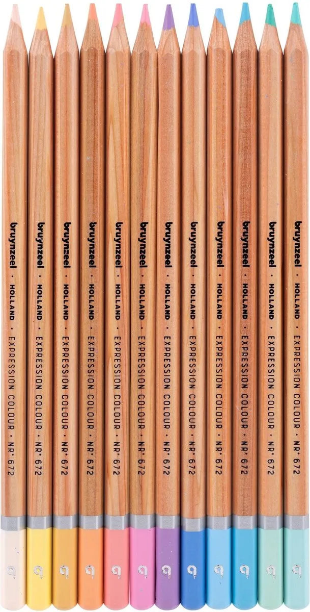 BRUYNZEEL Expression Pastel Kleurpotloden 12 Stuks