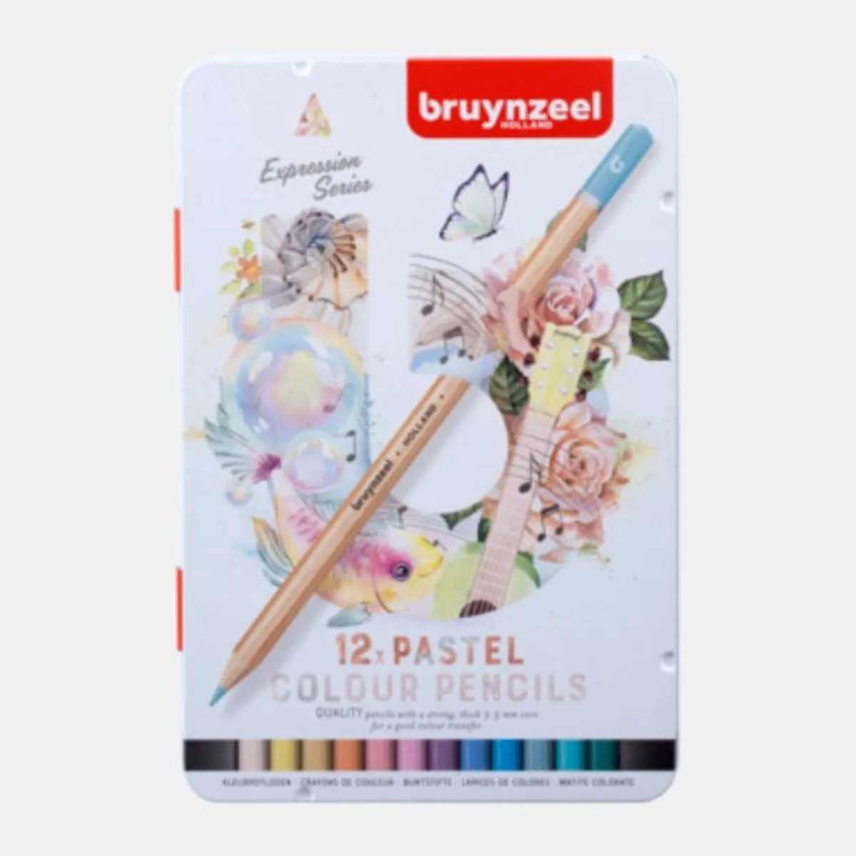 BRUYNZEEL Expression Pastel Kleurpotloden 12 Stuks - afbeelding 6 van 6