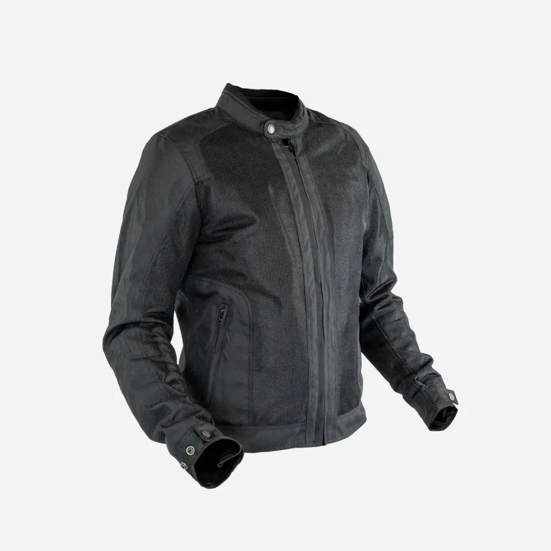 Helstons Stoner Tissu Mesh Jas Man Zwart