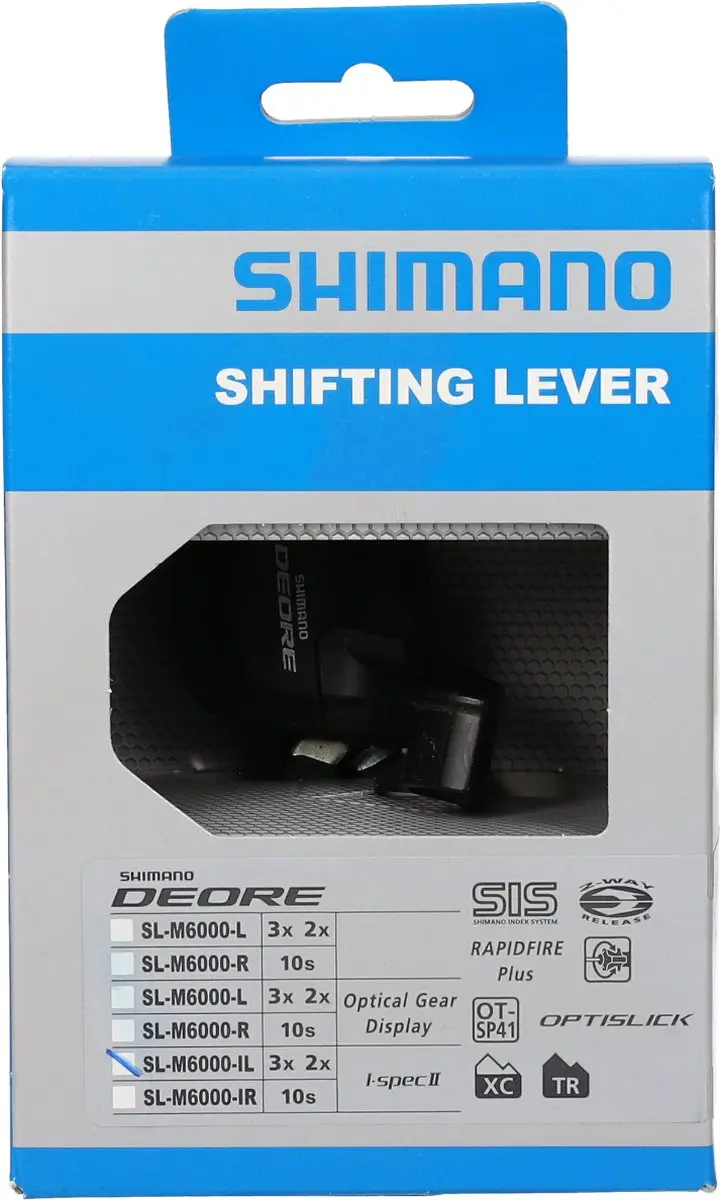 Shimano Deore SL-M6000 Versnellingshendel - 2/3 Speed - Zwart